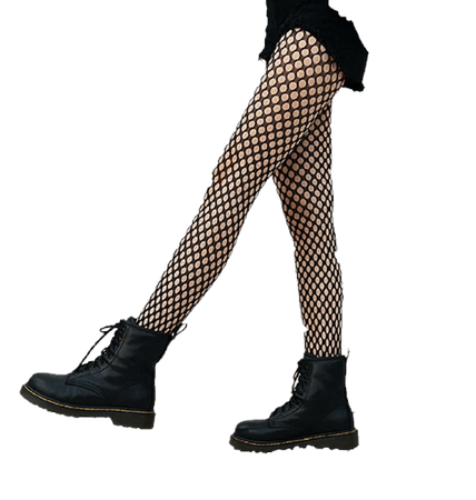Black Fishnet Socks