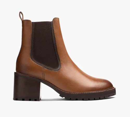 Black and Brown Chelsea Boots