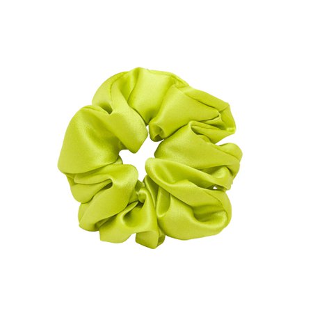 Silk Scrunchie in Electric Green | Emi Jay