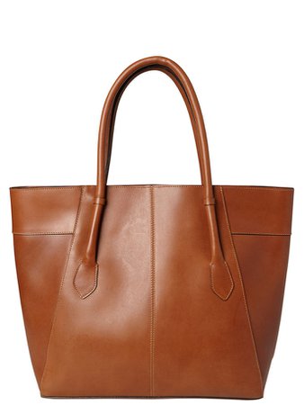 Leather shopper bag | PIECES