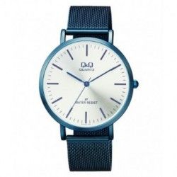 Oferta Reloj de moda color azul metalizado para mujer de Q&Q