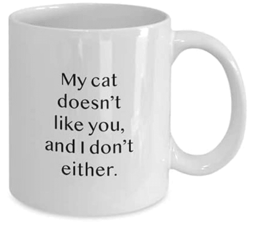 Funny Cat Lady Mug