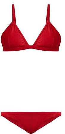Haight - Taping Triangle Bikini - Womens - Red