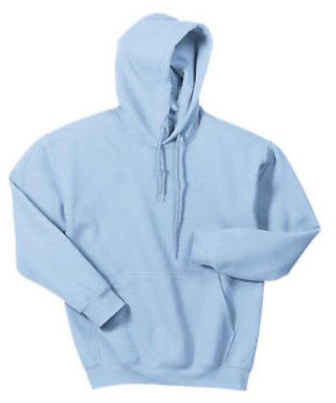 baby blue sweatshirt