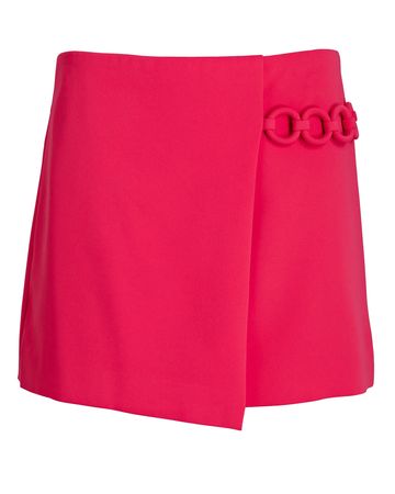 Alexis Ravenna Chain Mini Skirt In Red | INTERMIX®