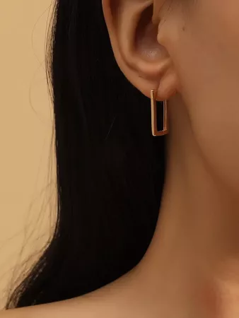 Geometric Hoop Earrings | SHEIN USA