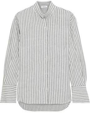 Striped Linen And Cotton-blend Shirt