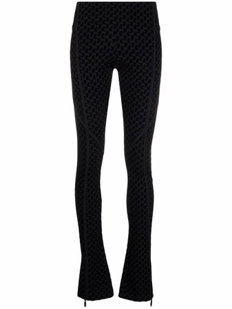 Shop Off-White flocked logo leggings with Express Delivery - FARFETCH