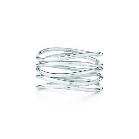 Elsa Peretti® Sterling Silver Five-Row Ring | Tiffany & Co.