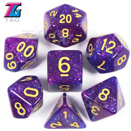 DND Dice New 7pcs/set Universe Galaxy D4,D6,D8,D10,D10%,D12,D20 Multi Sided with Dragons and Dungeons Games Set-in Dice from Sports & Entertainment on Aliexpress.com | Alibaba Group