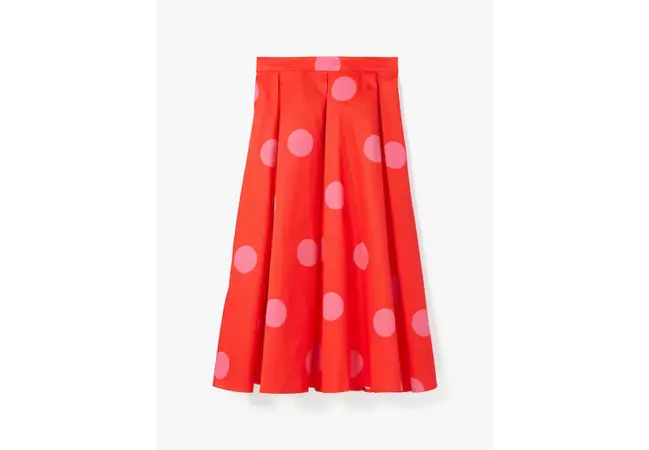 Giant Dot Faille Skirt | Kate Spade New York