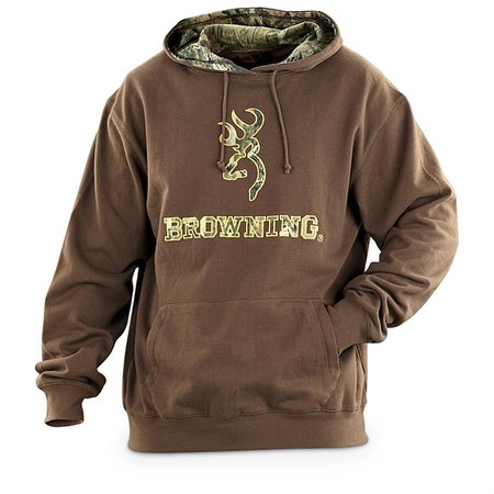 Browning® Embroidered Hoodie - 211762, Sweatshirts & Hoodies at Sportsman's Guide