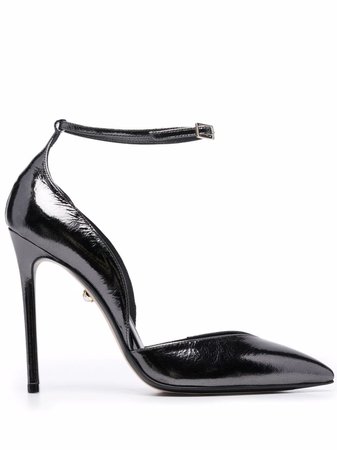 Alevì Pointed Leather Pumps - Farfetch