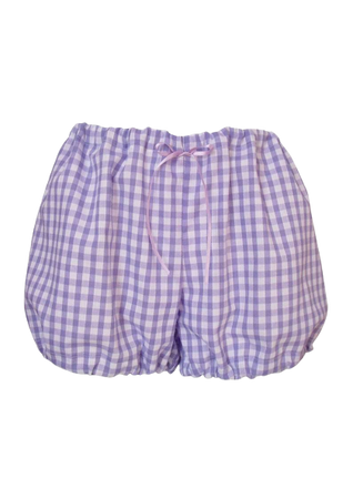 Gingham Retro Style Bloomer Pyjama Shorts // RoseandTheRebel