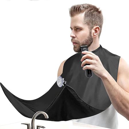 Amazon.com: Likeny Beard Apron Gift for Men - Fathers Day, Anniversary, Valentines Day, Christmas Stocking Stuffer for Boyfriend, Husband, Dad - Beard Trimming Catcher Bib in Black : Beauty & Personal Care