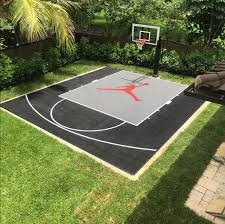 outdoor home basketball court - Google Search