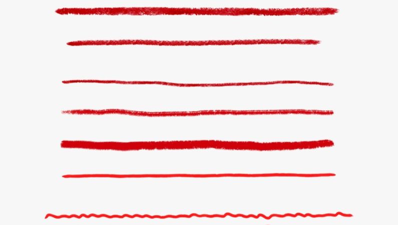 red lines