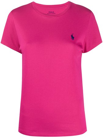 Polo Ralph Lauren Crew-Neck Logo T-Shirt Ss20 | Farfetch.com