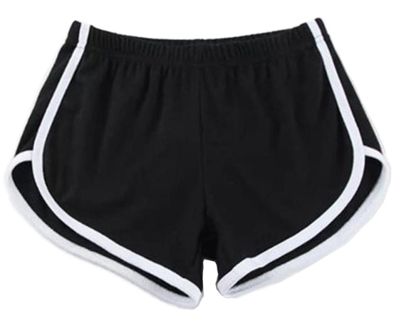 Black sport shorts