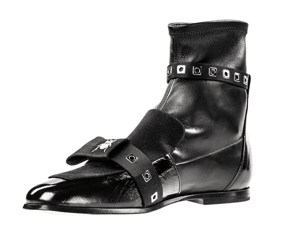 6632 Fabi Shoes / Black | Italian Designer Shoes | Rina's Store
