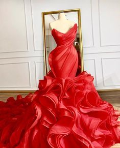 Red gown