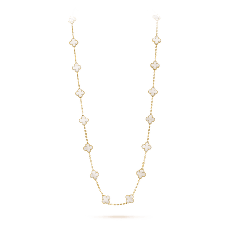 Vintage Alhambra long necklace, 20 motifs - VCARA42100- Van Cleef & Arpels