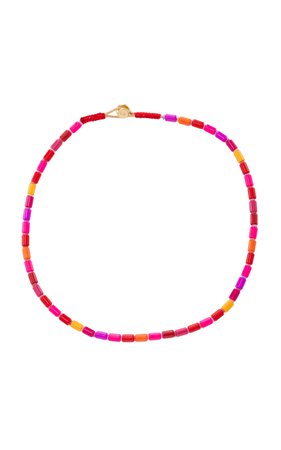 Extremely Pink U-Tube Necklace by Roxanne Assoulin | Moda Operandi