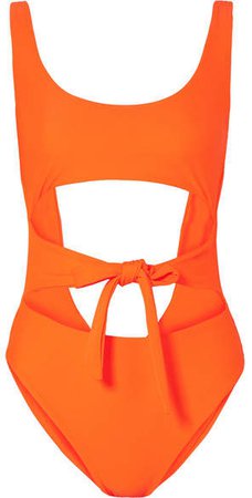 Bond Cutout Swimsuit - Orange