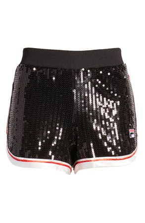 FILA Kachina Sequin Shorts | black
