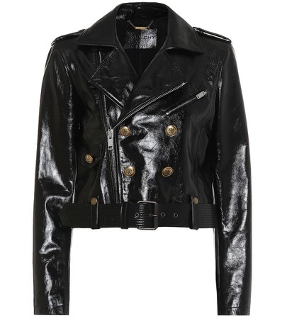 Givenchy - Patent leather jacket | Mytheresa