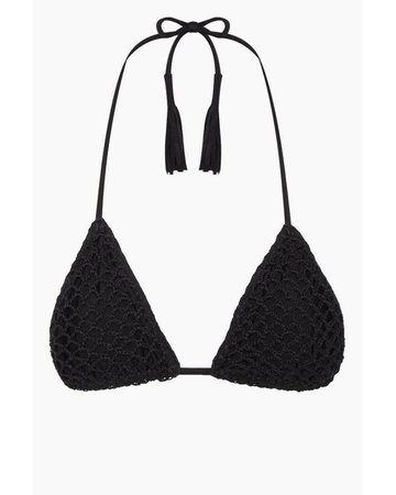 Lyst - Acacia Swimwear Humuhumu Triangle Bikini Top - Black in Black
