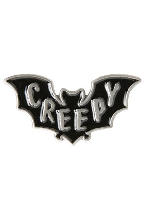 Creepy Bat Pin by Sourpuss | Gothic Accessories | Pins,
