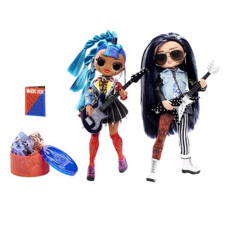LOL Surprise OMG Remix Rocker Boi and Punk Grrrl 2 Pack - 2 Fashion Dolls with Music - Walmart.com