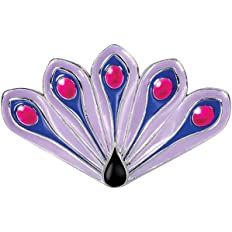 Amazon.com: ZAG STORE - Miraculous Ladybug - Peacock Charged Brooch, Stainless Steel,Dark Blue,Pink,Purple: Clothing, Shoes & Jewelry