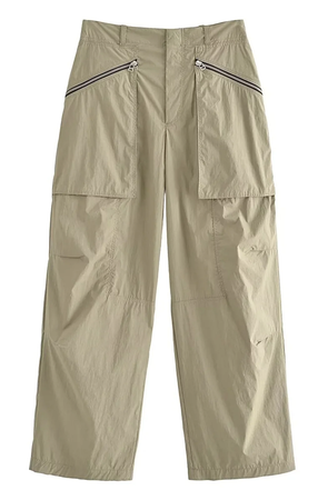 Zipper cargo pants