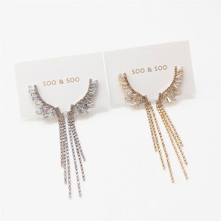 SOO & SOO Elf Angel Long Earrings | Earrings for Women | KOODING