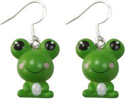 frog dangle earrings - Google Search