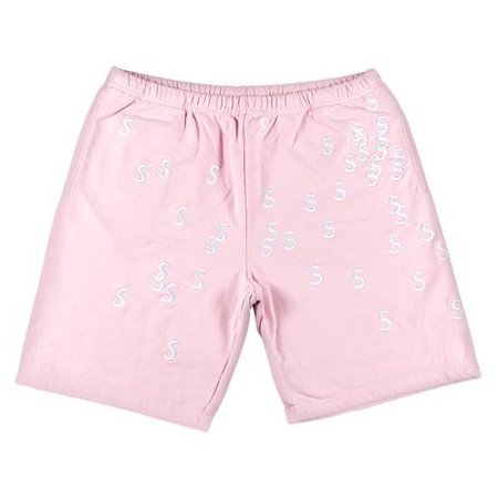 Supreme Embroidered S Sweatshort 'Light Pink' - Supreme - SS21SH18 LIGHT PINK | GOAT
