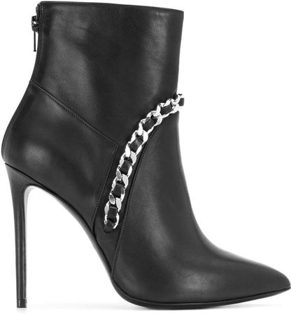 Marc Ellis chain trim heeled boots