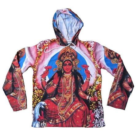 Laksmi Ma Karma Hindu Religion Tattoo Hoodie T Shirt M | RebelsMarket
