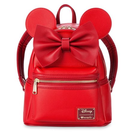 Red Minnie Mouse Backpack by Loungefly