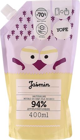 Yope Jasmine Natural Hand Soap For Kids (ανταλλακτικό) - Παιδικό υγρό σαπούνι με γιασεμί | Makeup.gr
