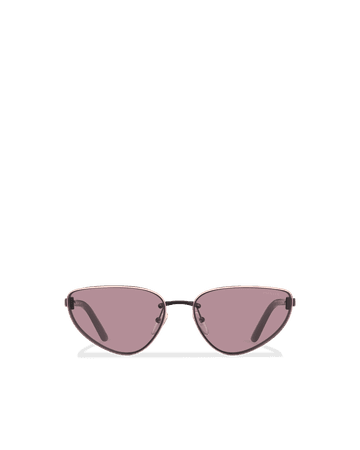 Mauve/peach Lenses Prada Duple sunglasses | Prada