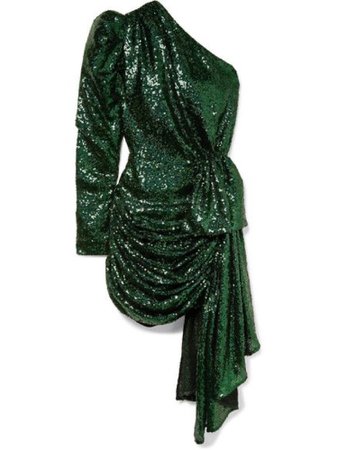Green Jacquard Dress Moda Operandi