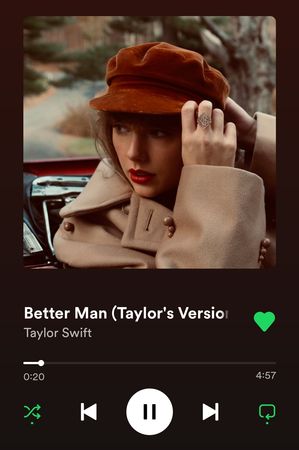 better man taylor swift red taylor's version