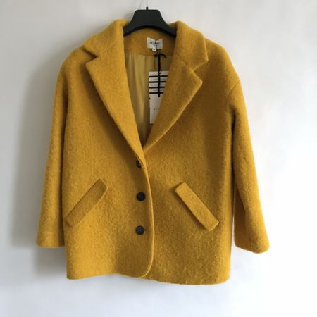 sezane yellow coat - Google Search