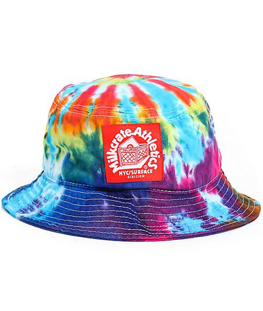 milkcrate athletics rainbow bucket hat