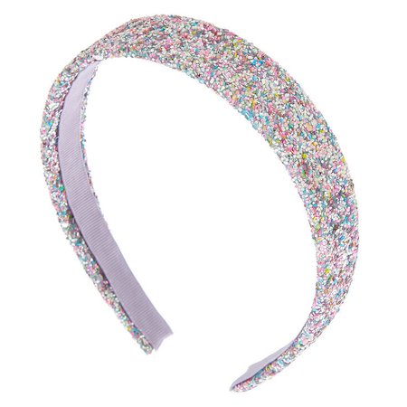 Cake Glitter Confetti Headband - Pink | Claire's US