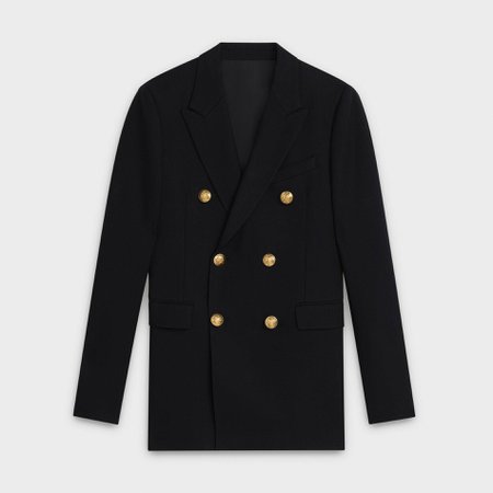 Celine Classic Jacket in Military Gabardine $5300