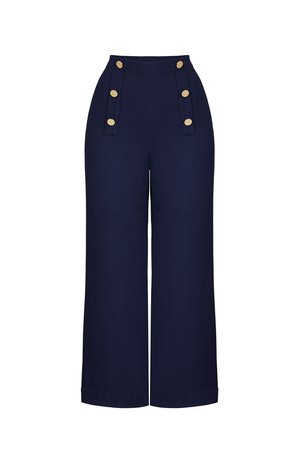 Navy Sailor Pants by Draper James for $30 | Rent the Runway